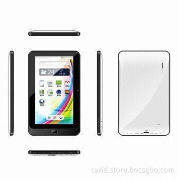 7-inch Google's Android 4.0 Gingerbread Tablet PCs, 8GB NAND Flash, Body Sized 12.5 x 117 x 191.1mm